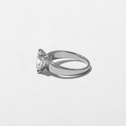 Nova Antique Cushion in 18k White Gold – view 3 thumbnail