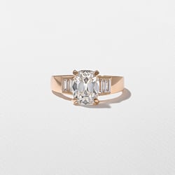 Nova Antique Cushion in 14k Rose Gold thumbnail
