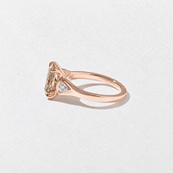 Cleo Champagne Diamond in 14k Rose Gold – view 2 thumbnail
