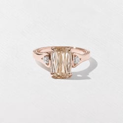 Cleo Champagne Diamond in 14k Rose Gold thumbnail