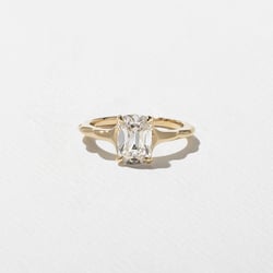 Sloan Antique Cushion in 18k Yellow Gold thumbnail