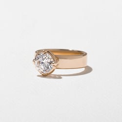 Reid Round in 14k Rose Gold – view 2 thumbnail