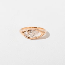 Monroe Pear Mini in 14k Rose Gold thumbnail