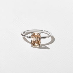 Grace Champagne Diamond in 14k White Gold – view 2 thumbnail