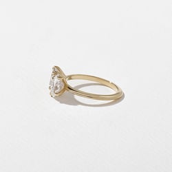 Vivi Oval and Asscher in 14k Yellow Gold – view 3 thumbnail