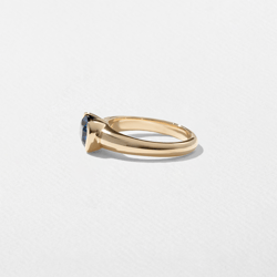 Esme Sapphire Cushion in 14k Yellow Gold – view 3 thumbnail