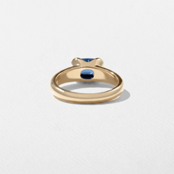 Esme Sapphire Cushion in 14k Yellow Gold – view 4 thumbnail