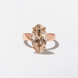 Nova Champagne Diamond in 14k Rose Gold thumbnail