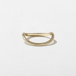 Coral with Pavé in 14k Yellow Gold – view 4 thumbnail