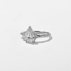 Sloan Pear in 18k White Gold – view 2 thumbnail