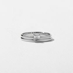 Serra Emerald-Cut in Platinum thumbnail