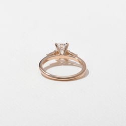 Eve Emerald-Cut in 14k Rose Gold – view 4 thumbnail