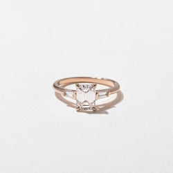 Eve Emerald-Cut in 14k Rose Gold thumbnail