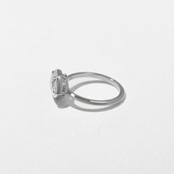 August Pear in 14k White Gold – view 3 thumbnail