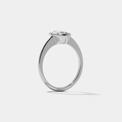Bailey Antique Oval in 14k White Gold – view 5 thumbnail