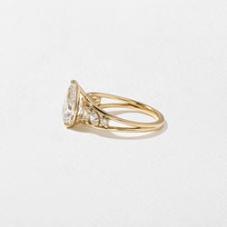 Marni Pear Solitaire in 14k Yellow Gold – view 3 thumbnail