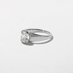 Lou Antique Cushion in 14k White Gold – view 2 thumbnail