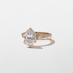 Skylar Oval in 14k Rose Gold – view 2 thumbnail