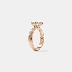 Skylar Oval in 14k Rose Gold – view 5 thumbnail