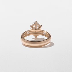 Skylar Oval in 14k Rose Gold – view 4 thumbnail