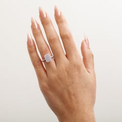 Bailey Emerald-Cut Solitaire in Resin thumbnail
