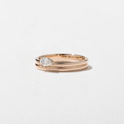 Serra Pear in 14k Rose Gold – view 2 thumbnail