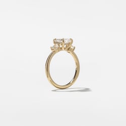 Trey Emerald-Cut  in 14k Yellow Gold – view 5 thumbnail