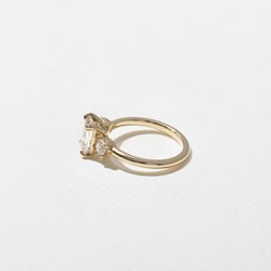 Trey Emerald-Cut  in 14k Yellow Gold – view 3 thumbnail