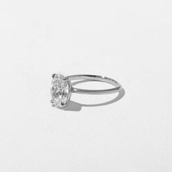 Grace Antique Oval in Platinum – view 2 thumbnail