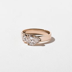 Henri Pear in 14k Rose Gold – view 2 thumbnail