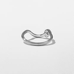 Twist with Pavé in 18k White Gold – view 3 thumbnail