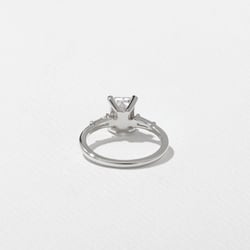 Trey Emerald-Cut in Platinum – view 4 thumbnail