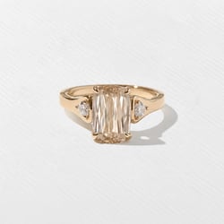 Cleo Champagne Diamond in 14k Yellow Gold thumbnail