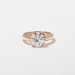 Esme Antique Round in 14k Rose Gold thumbnail