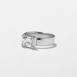Reid Emerald-Cut in 18k White Gold – view 2 thumbnail