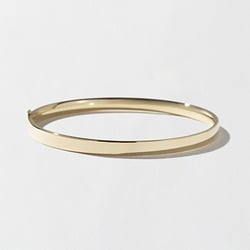 Classic Gold Bangle in 14k Yellow Gold thumbnail