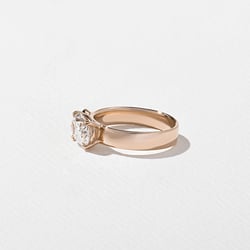 Henri Oval in 14k Rose Gold – view 3 thumbnail