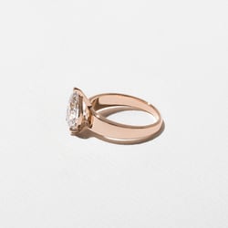 Nova Pear in 14k Rose Gold – view 3 thumbnail