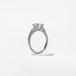 Eve Round in 14k White Gold – view 5 thumbnail