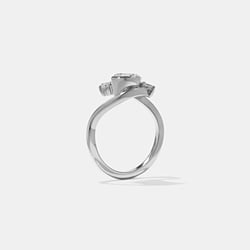 Gemma Oval in 18k White Gold – view 5 thumbnail