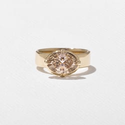 Reid Champagne Diamond in 18k Yellow Gold thumbnail