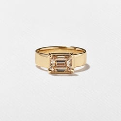 Reid Champagne Diamond in 18k Yellow Gold – view 2 thumbnail