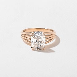 Scarlett Antique Cushion Solitaire in 14k Rose Gold thumbnail