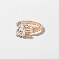 Scarlett Antique Cushion Solitaire in 14k Rose Gold – view 2 thumbnail