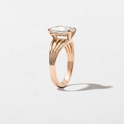 Scarlett Antique Cushion Solitaire in 14k Rose Gold – view 5 thumbnail