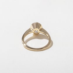 Bailey Oval Solitaire in 18k Yellow Gold – view 4 thumbnail