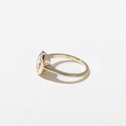 Bailey Oval Solitaire in 18k Yellow Gold – view 3 thumbnail