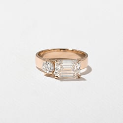 Henri Grand Emerald-Cut in 14k Rose Gold thumbnail