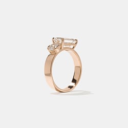 Henri Grand Emerald-Cut in 14k Rose Gold – view 5 thumbnail