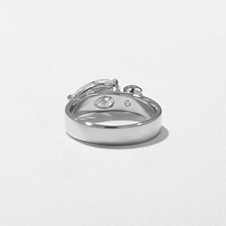 Henri Grand Pear in Platinum – view 4 thumbnail